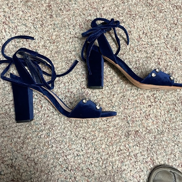 Loeffler Randall velvet diamond heels - Picture 6 of 10